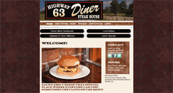 Desktop Screenshot of highway63diner.com